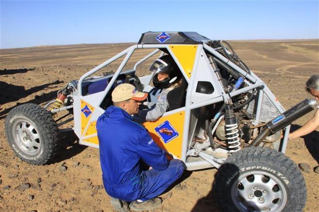 Premiers test de Little buggy, dans les montagnes de l'Atlas (Maroc)